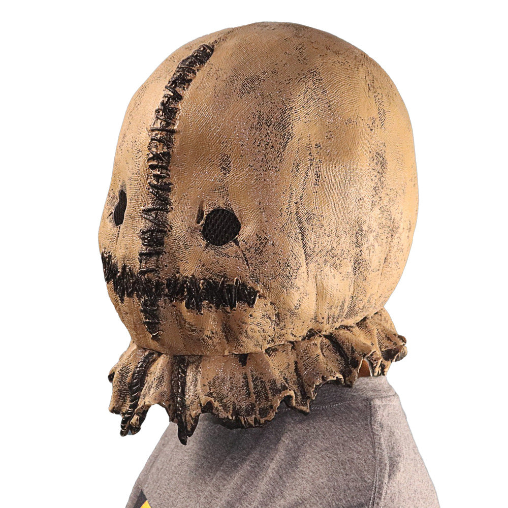 Halloween Latex Scarecrow Mask for Kids' Costume