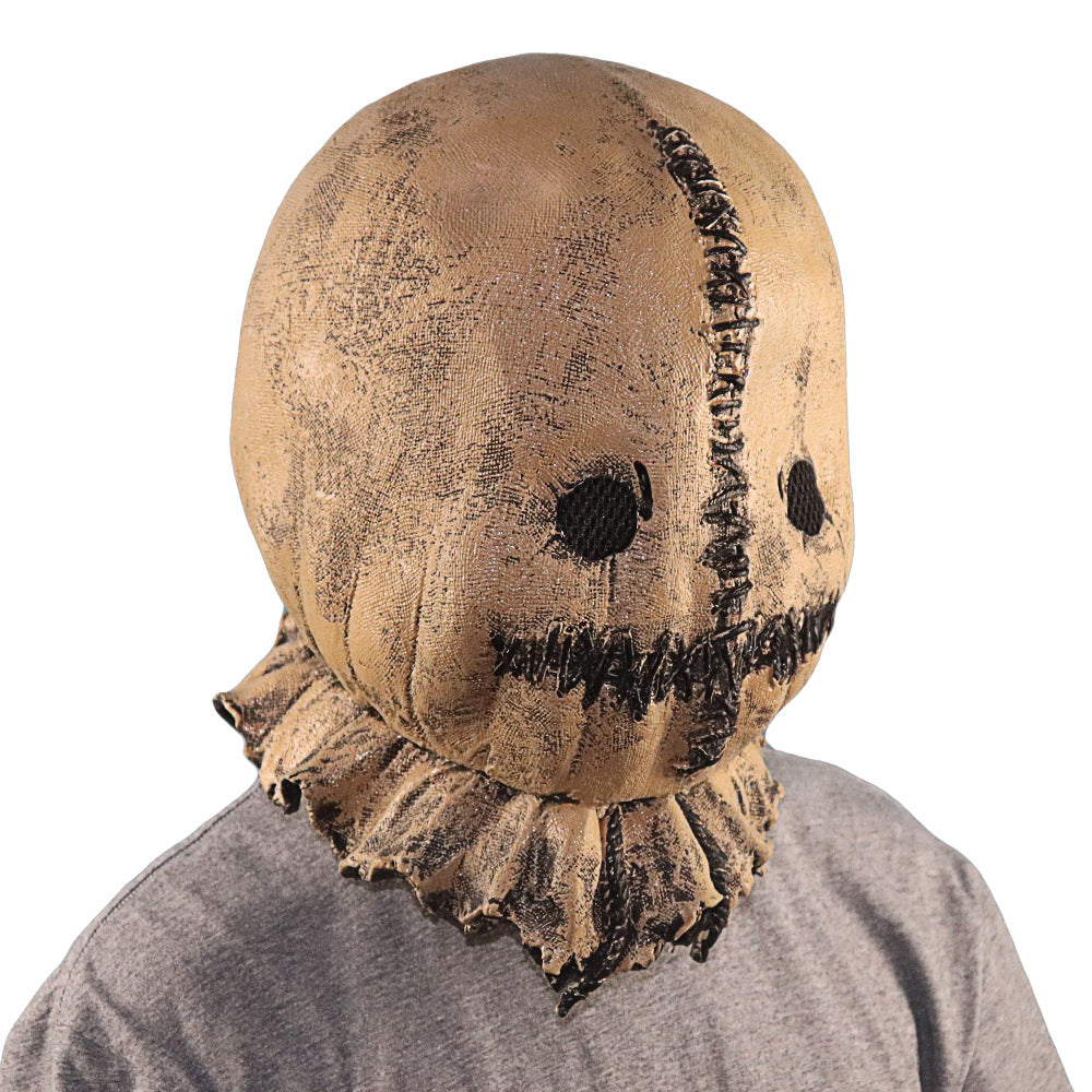 Halloween Latex Scarecrow Mask for Kids' Costume