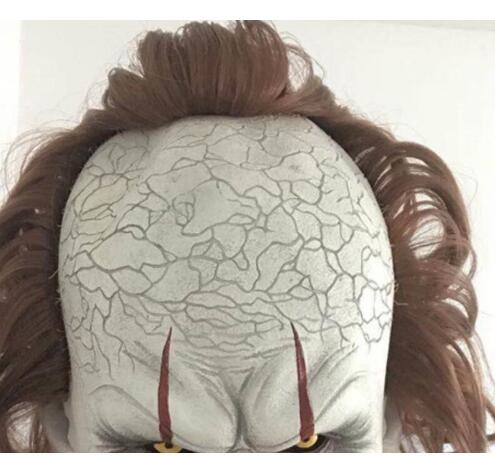 Pennywise Clown Mask and Wig - Halloween Horror