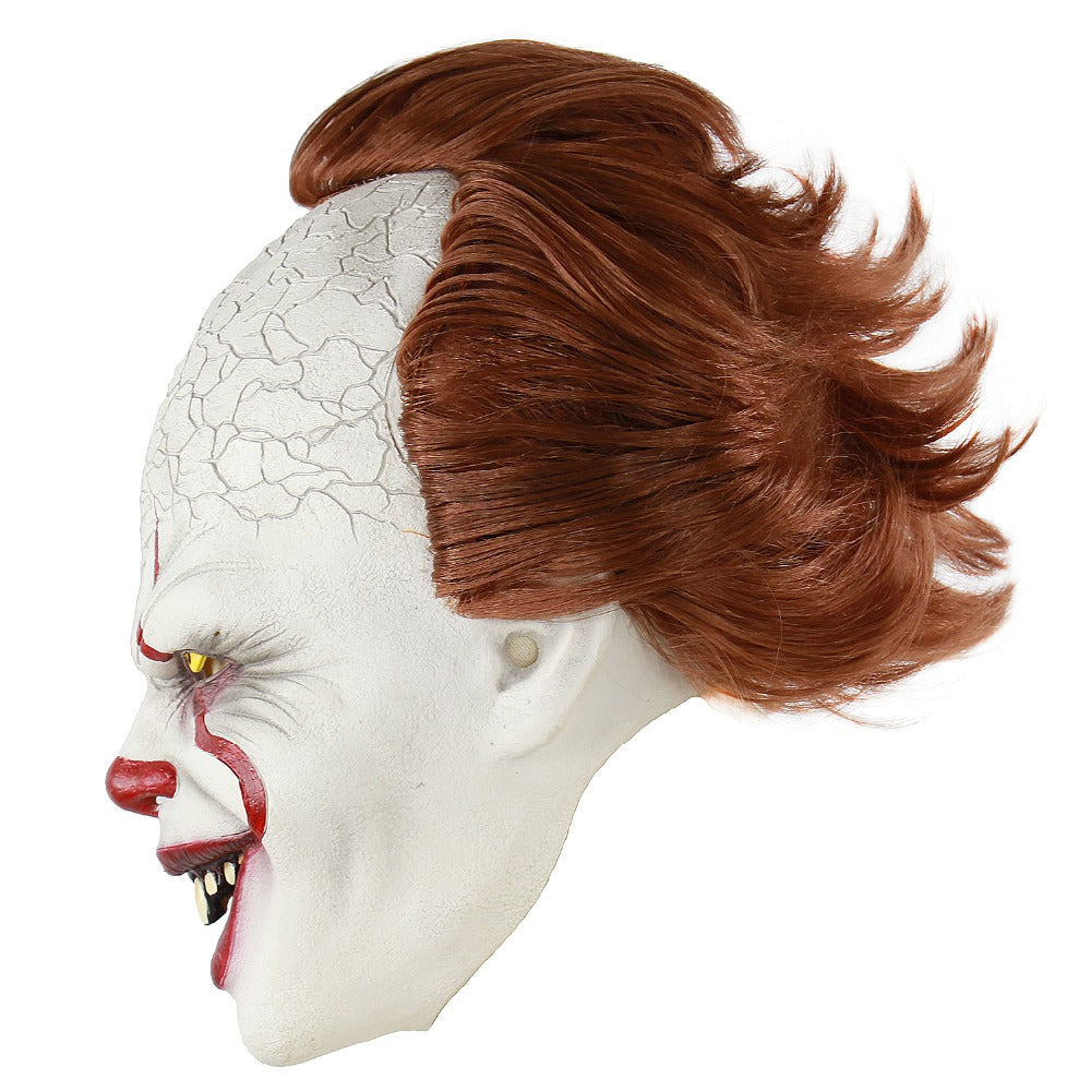 Pennywise Clown Mask and Wig - Halloween Horror