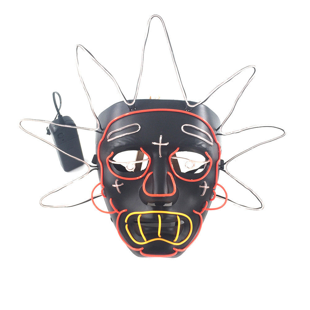 Rick Grandpa LED Mask for Halloween Cosplay Prop
